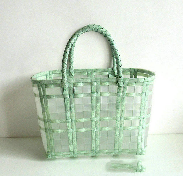 Transparent Jelly Bag Portable Beach Bag New Plastic Woven Bag - L&M LIFE PRODUCTS