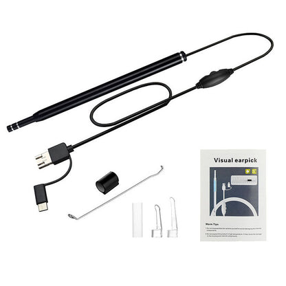 Three-in-one Ear Spoon Endoscope 1.3 Million High-definition Otoscope - L&M LIFE PRODUCTS