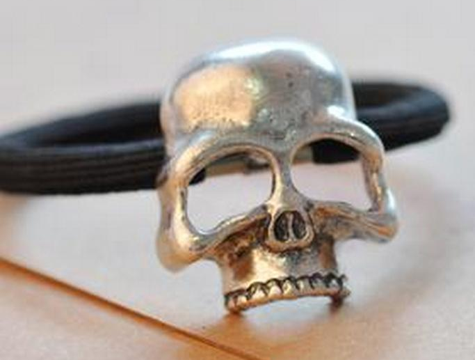 European and American accessories punk solid metal bone skull skull skull hair rings - L&M LIFE PRODUCTS