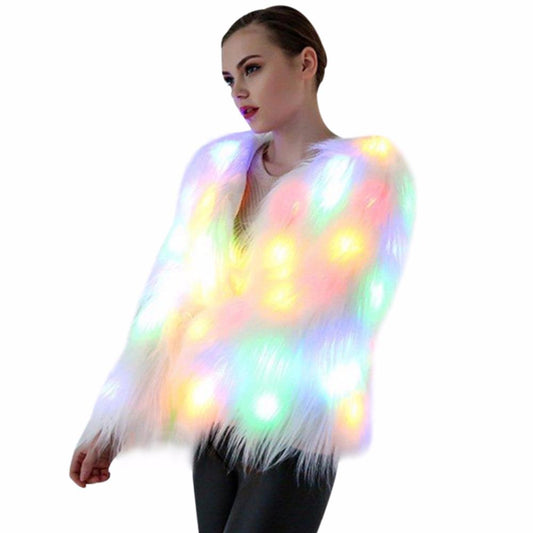 Festival Fur Coat LED Jacket - L&M LIFE PRODUCTS