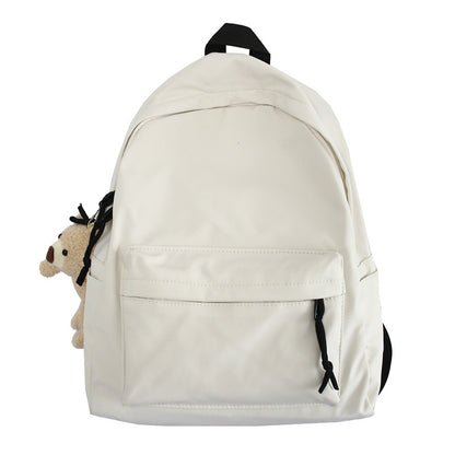 Mori Canvas Backpack Simple Style School Bag - L&M LIFE PRODUCTS