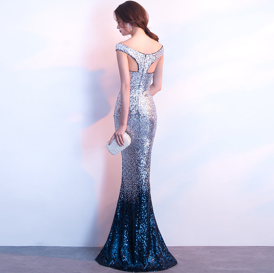 Long Slim Fit Fashion Host Dress Gown - L&M LIFE PRODUCTS