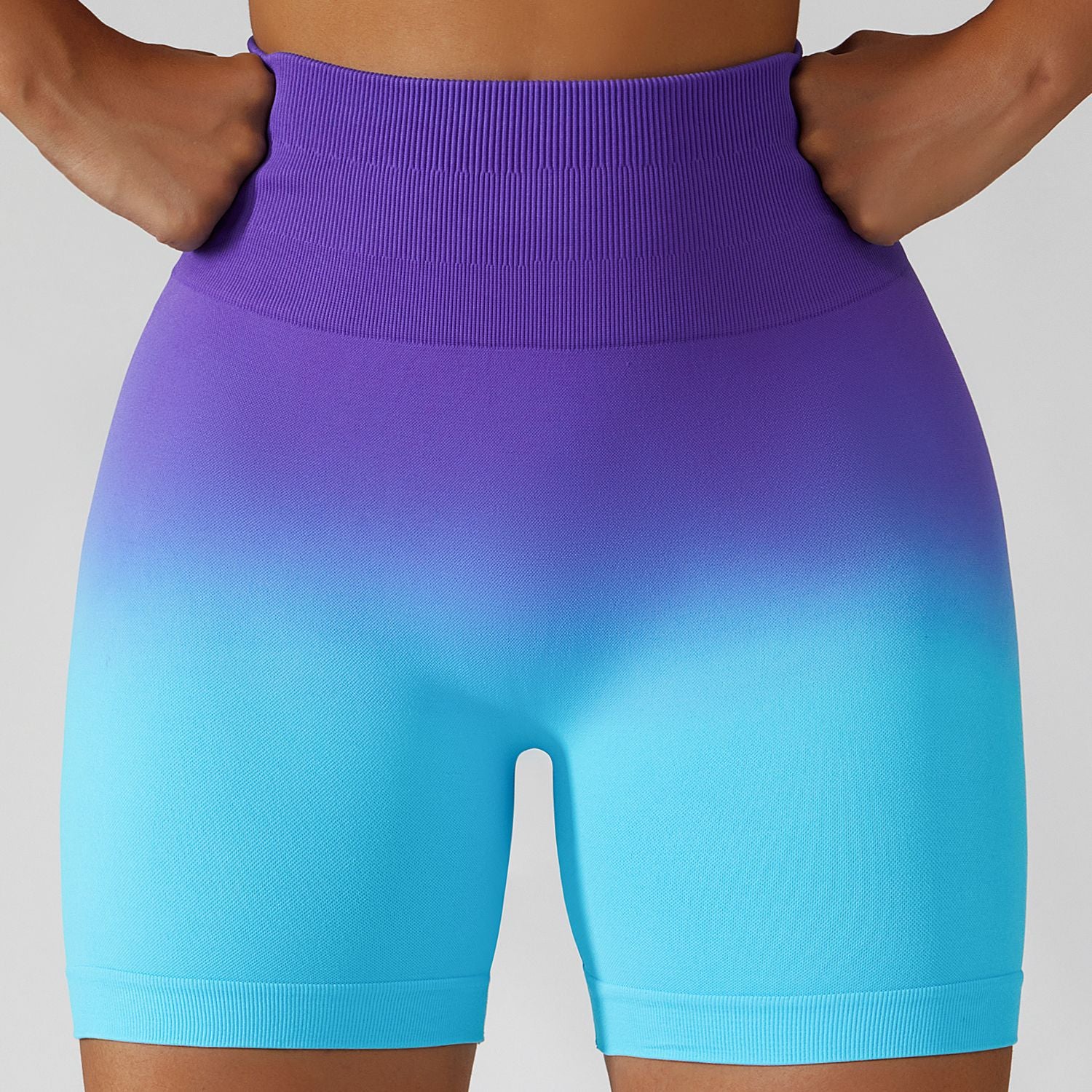 Gradient Seamless Yoga Shorts Breathable Skinny - L&M LIFE PRODUCTS