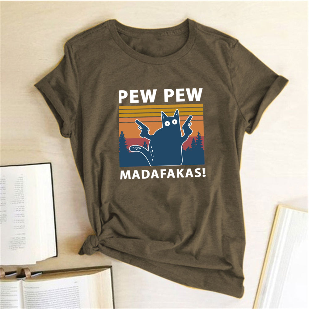 Short Sleeve Pew Maddakas T-Shirt European Size Top - L&M LIFE PRODUCTS