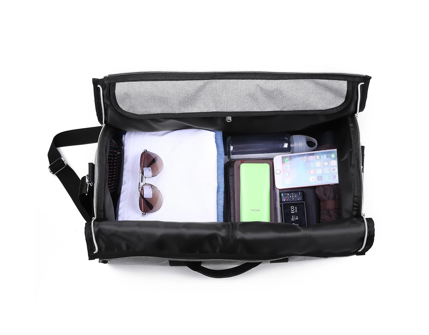 Travel Bag brand men 2 in 1 Garment Bag High-capacity Multi-function Foldable nylon duffle bags suit Busines Trip shoulder bag - L&M LIFE PRODUCTS