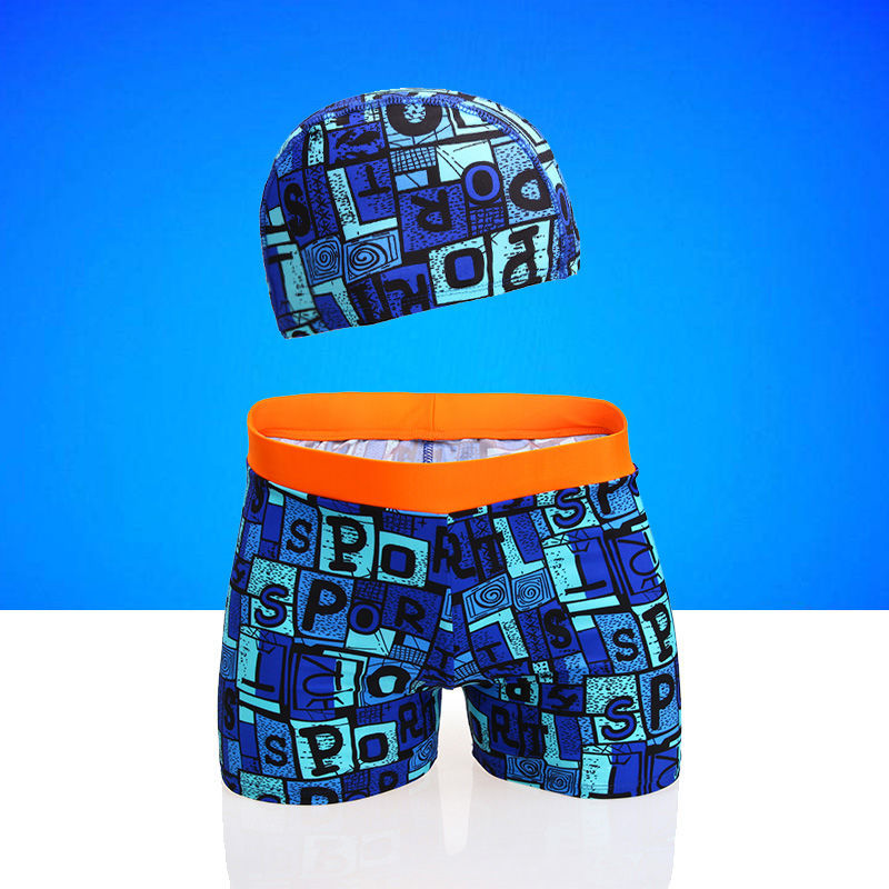 Children's Wide Waist Comfortable Swimming Trunks Swimming  Set - L&M LIFE PRODUCTS