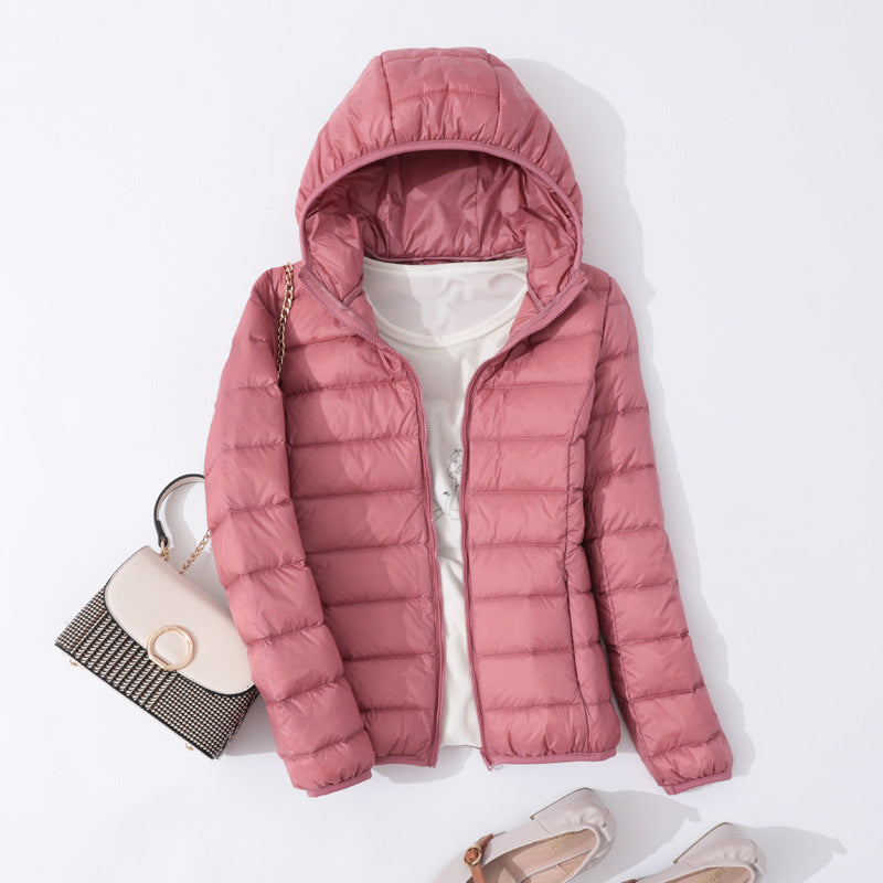 Slim Slimming Portable Short And Thin Down Jacket Women - L&M LIFE PRODUCTS