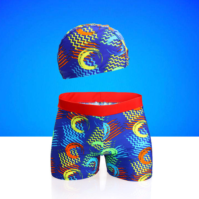 Children's Wide Waist Comfortable Swimming Trunks Swimming  Set - L&M LIFE PRODUCTS