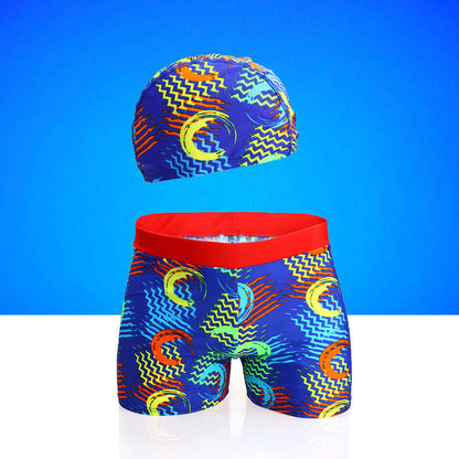 Children's Wide Waist Comfortable Swimming Trunks Swimming  Set - L&M LIFE PRODUCTS