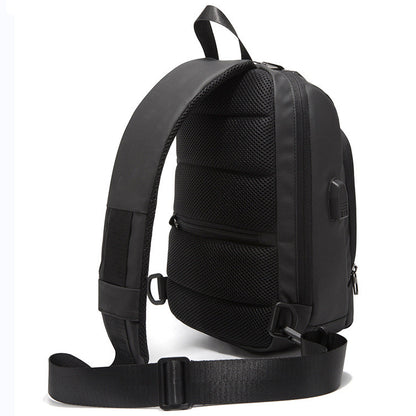 Anti-theft Lock Upscale Chest Bag Men Shoulder Bags USB Charging Crossbody Bags Summer Short Trip Travel Messengers Bag Unisex - L&M LIFE PRODUCTS