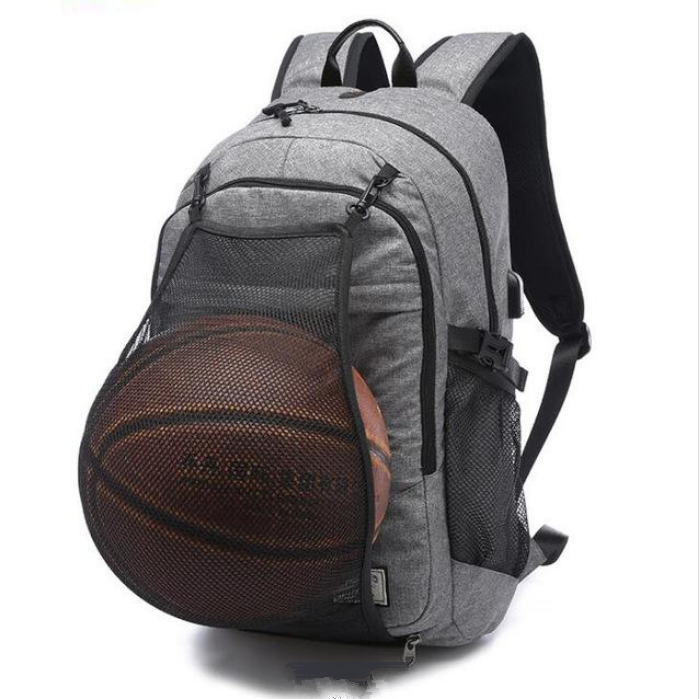 Men's shoulder bag, schoolbag, basketball bag, middle school students' charging Sports Backpack - L&M LIFE PRODUCTS