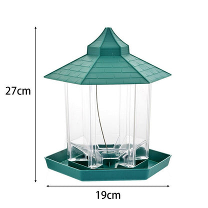 Waterproof hanging bird food box - L&M LIFE PRODUCTS