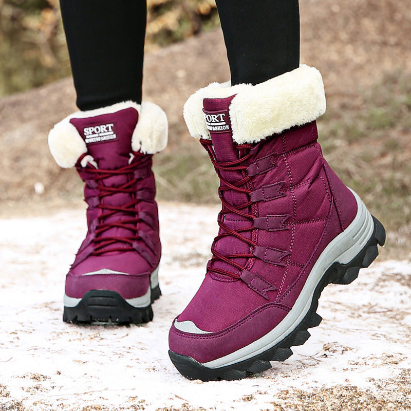 Large Size Cotton Shoes High-top Snow Boots Women's Shoes - L&M LIFE PRODUCTS