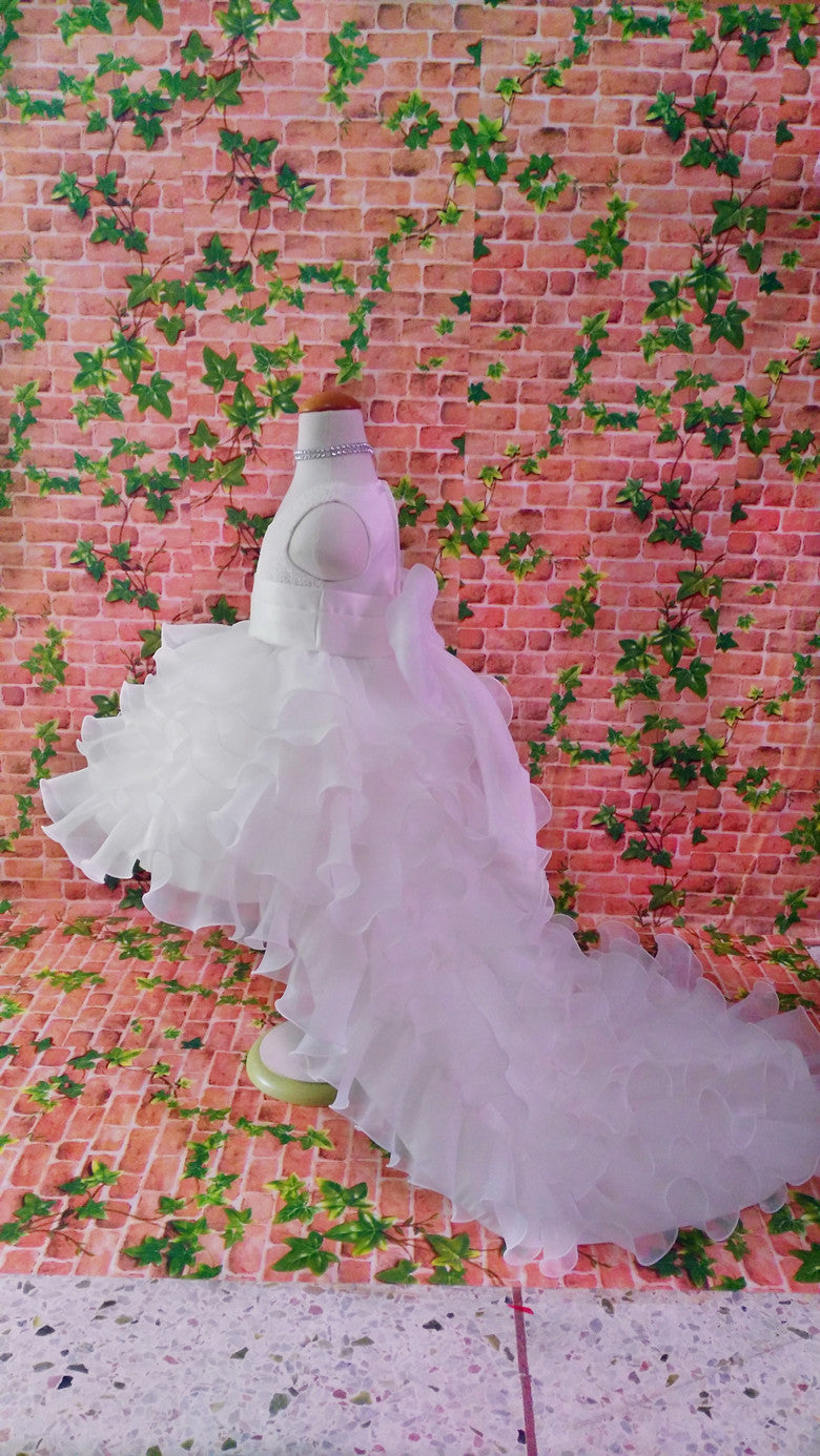 Trailing dress flower girl tuxedo small dress - L&M LIFE PRODUCTS