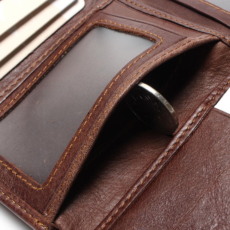 Men's ultra-thin leather wallet - L&M LIFE PRODUCTS