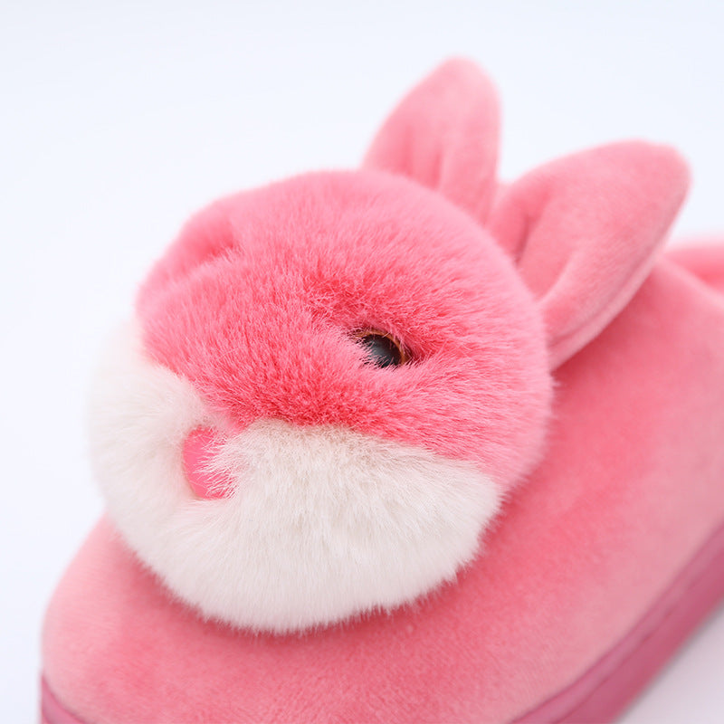 Cute rabbit ball cotton slippers - L&M LIFE PRODUCTS