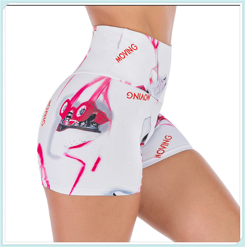 Digital printed yoga shorts - L&M LIFE PRODUCTS