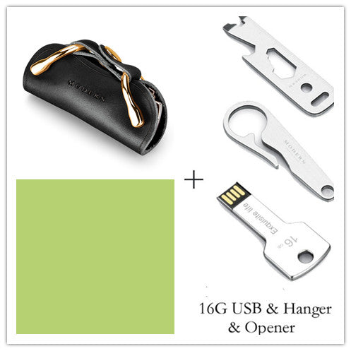 Leather key case multi-function key ring - L&M LIFE PRODUCTS