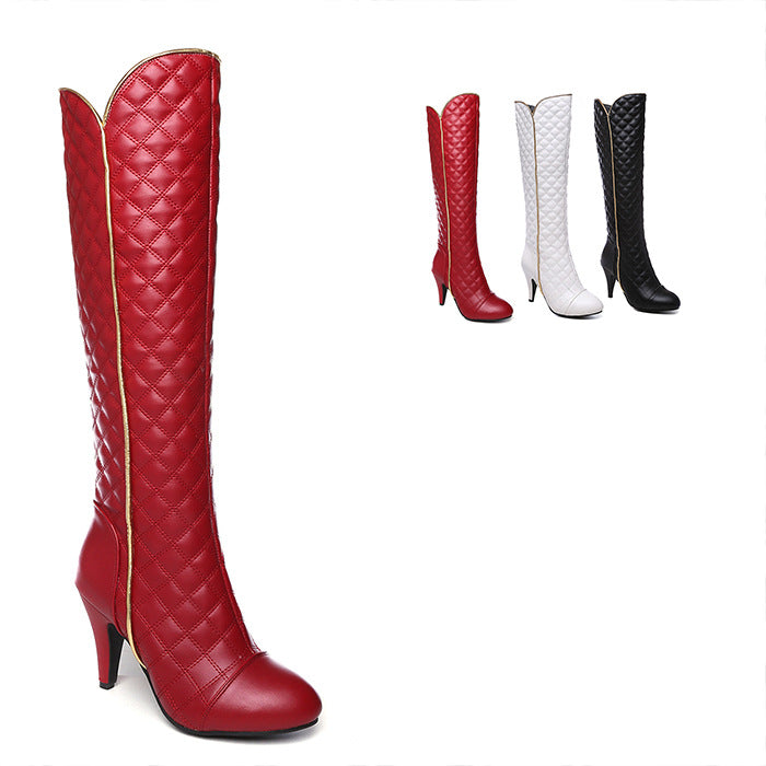 Fashion Women's Solid Color High Stiletto Martin Boots - L&M LIFE PRODUCTS