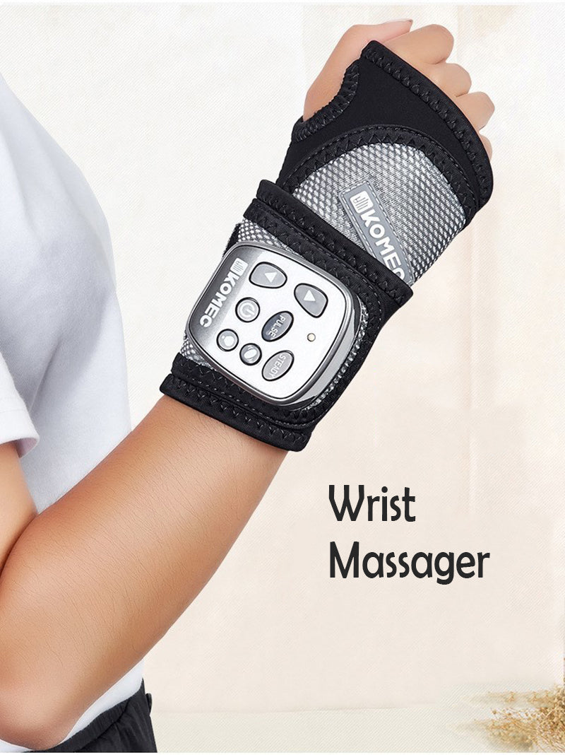 Wireless Vibration Physical Therapy Heating Wrist Massager Squeeze Muscle Joint Acupoint Treatment Relaxation Hand Massager - L&M LIFE PRODUCTS