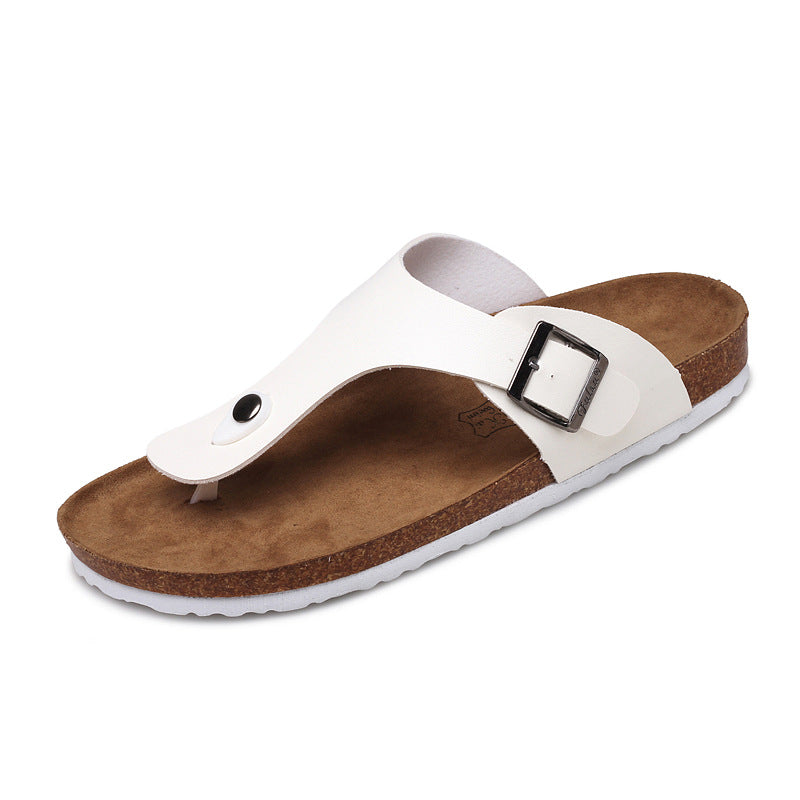 Summer Flip-Flops Beach Couples Cork Leisure Flip Flops - L&M LIFE PRODUCTS