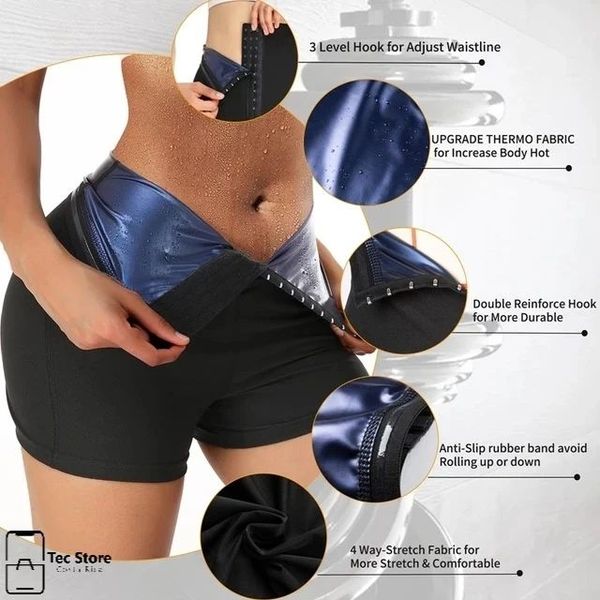 Slimming Pants Waist Trainer Shapewear Tummy Hot Thermo Sweat Leggings Fitness Workout Sweat Sauna Pants Body Shaper - L&M LIFE PRODUCTS