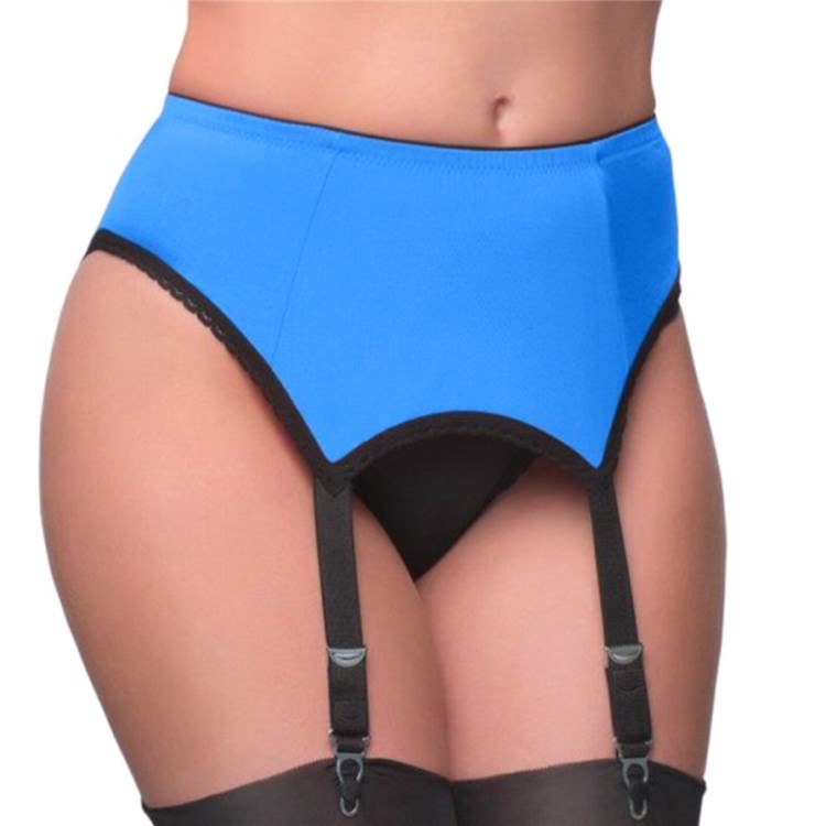 Lace High Waist 6-claw Adjustable Metal Buckle Garter Belt - L&M LIFE PRODUCTS