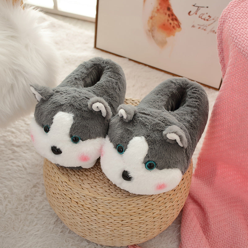 Winter Warm Student Dormitory Plush Cotton Slippers - L&M LIFE PRODUCTS