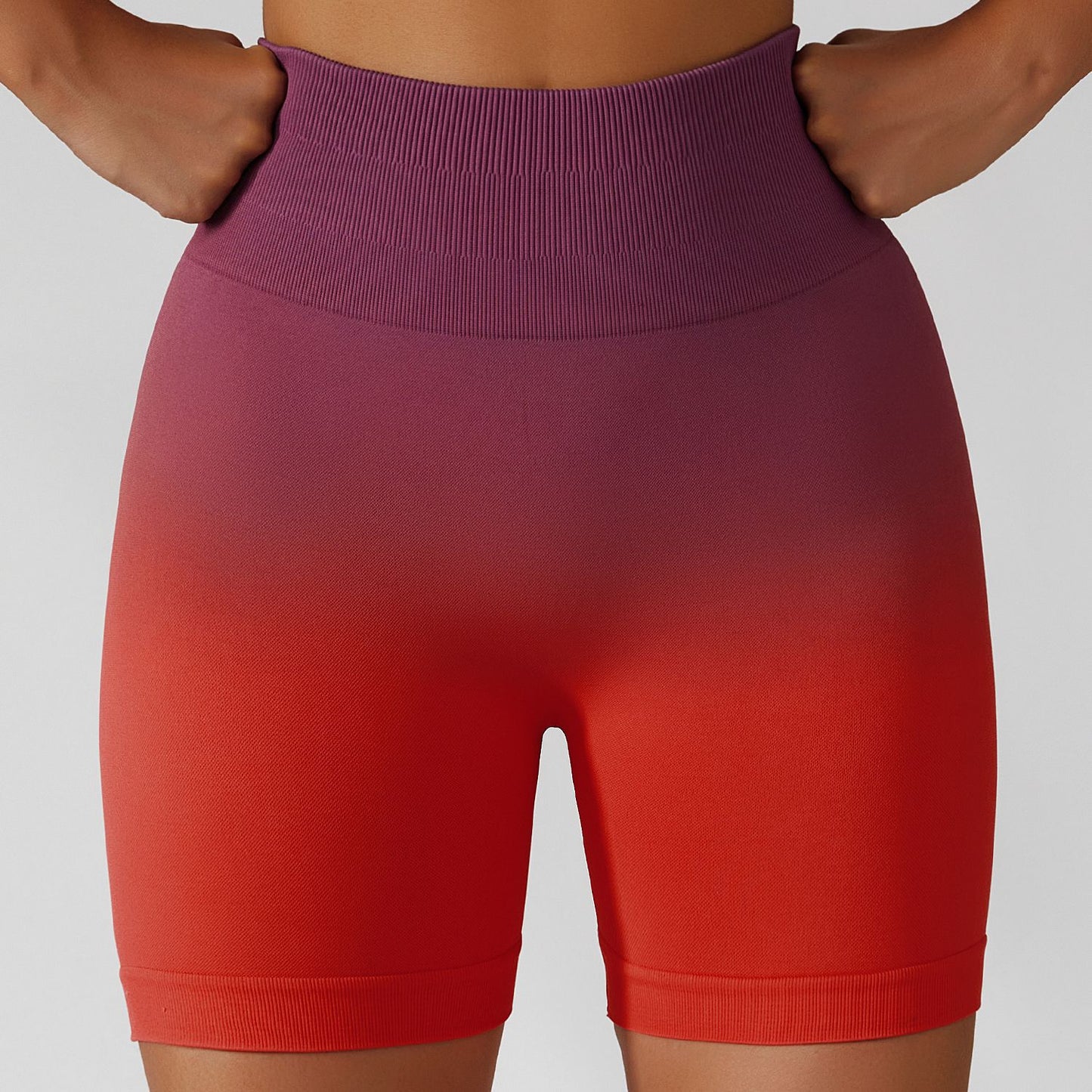 Gradient Seamless Yoga Shorts Breathable Skinny - L&M LIFE PRODUCTS