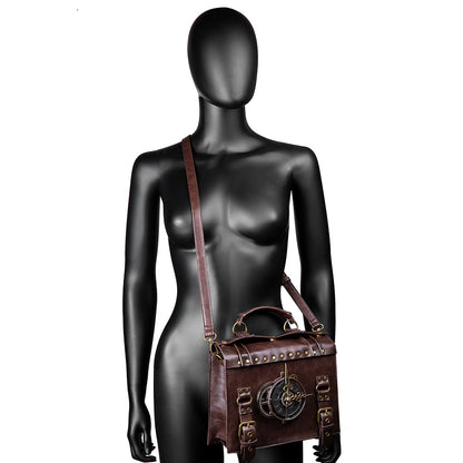 New Style Women's Bag Steampunk Industrial Retro Style Women's One-shoulder Diagonal Bag - L&M LIFE PRODUCTS