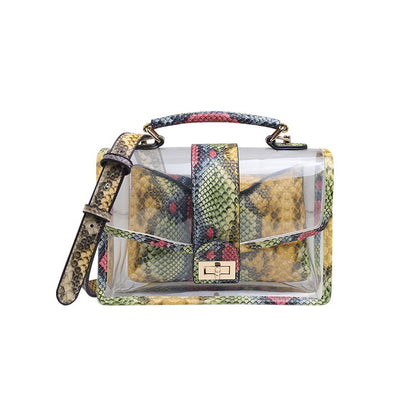 Fashion Transparent Snake Print Mother And Child Bag - L&M LIFE PRODUCTS