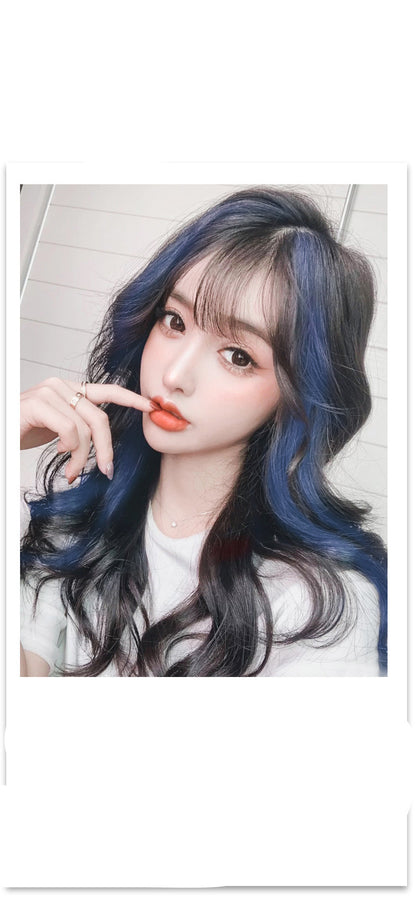 Gradient Female Long Curly Hair Wig Patch - L&M LIFE PRODUCTS