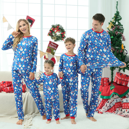 Long-sleeved Snowflake Christmas Women's Pajamas - L&M LIFE PRODUCTS