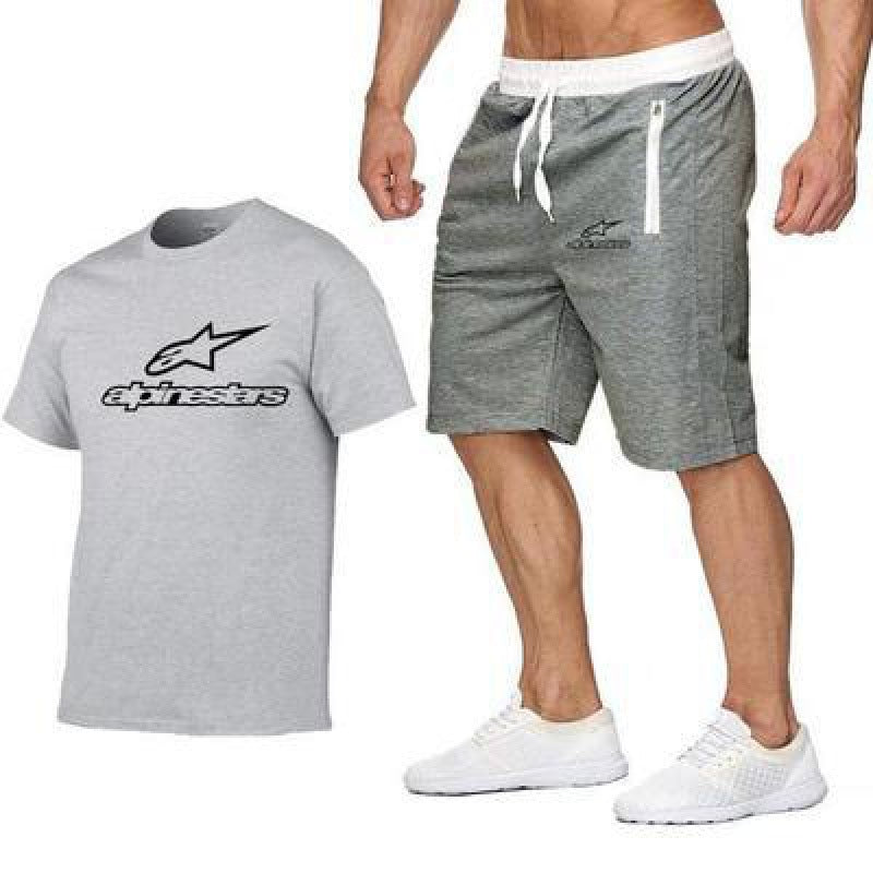 Leisure Round Neck Sports Suit Loose Running T-shirt - L&M LIFE PRODUCTS