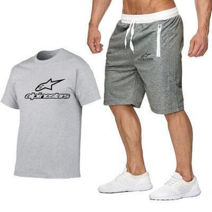 Leisure Round Neck Sports Suit Loose Running T-shirt - L&M LIFE PRODUCTS