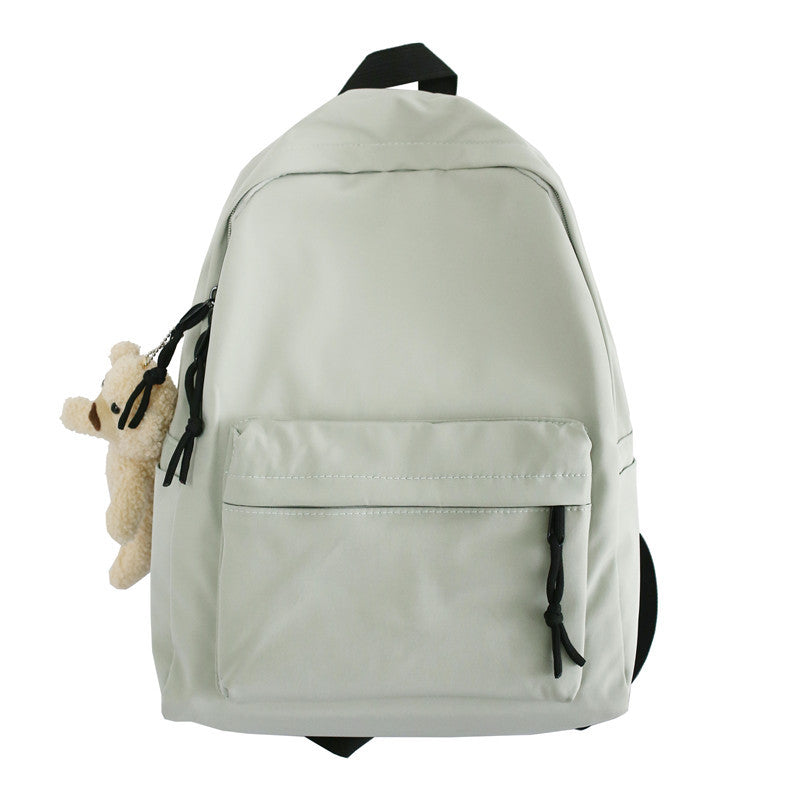 Mori Canvas Backpack Simple Style School Bag - L&M LIFE PRODUCTS