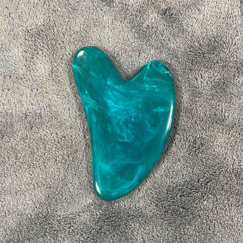 Resin Beeswax Heart-shaped Gu Sha Facial Scraping Sheet For Beauty Salon - L&M LIFE PRODUCTS