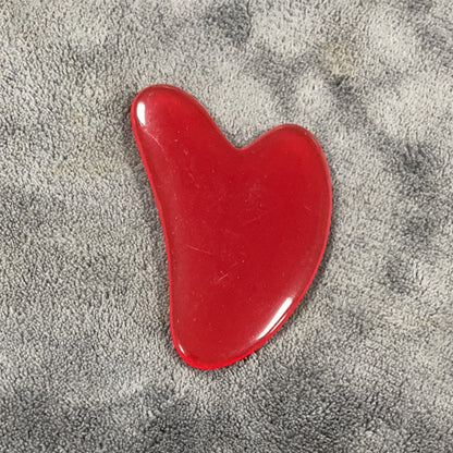 Resin Beeswax Heart-shaped Gu Sha Facial Scraping Sheet For Beauty Salon - L&M LIFE PRODUCTS