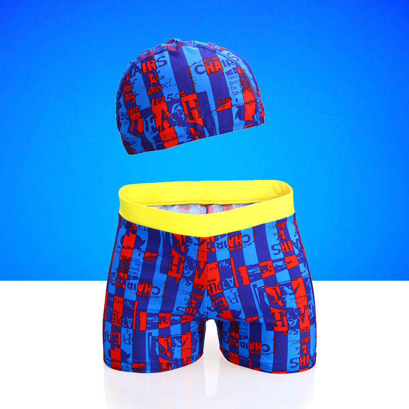 Children's Wide Waist Comfortable Swimming Trunks Swimming  Set - L&M LIFE PRODUCTS