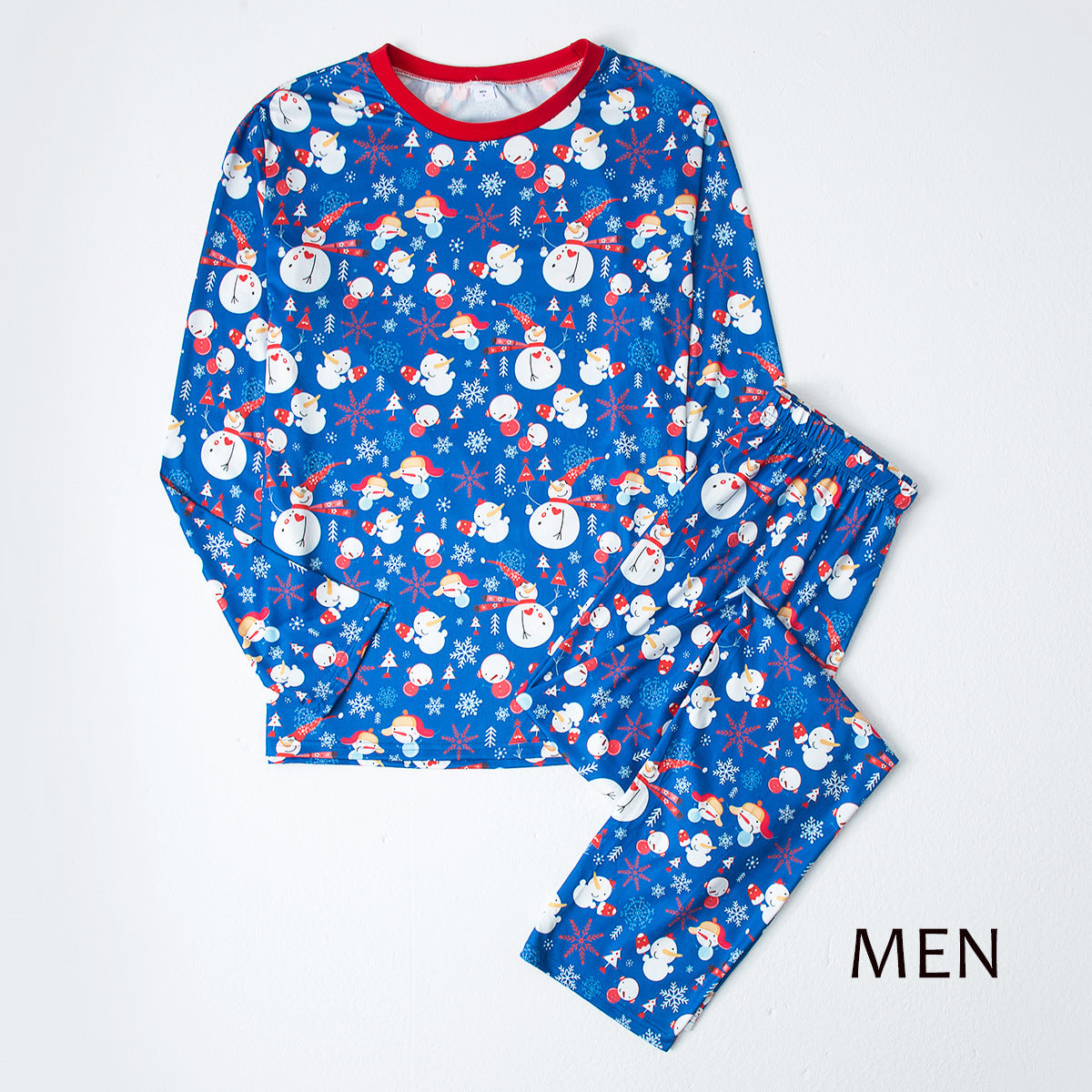 Long-sleeved Snowflake Christmas Women's Pajamas - L&M LIFE PRODUCTS