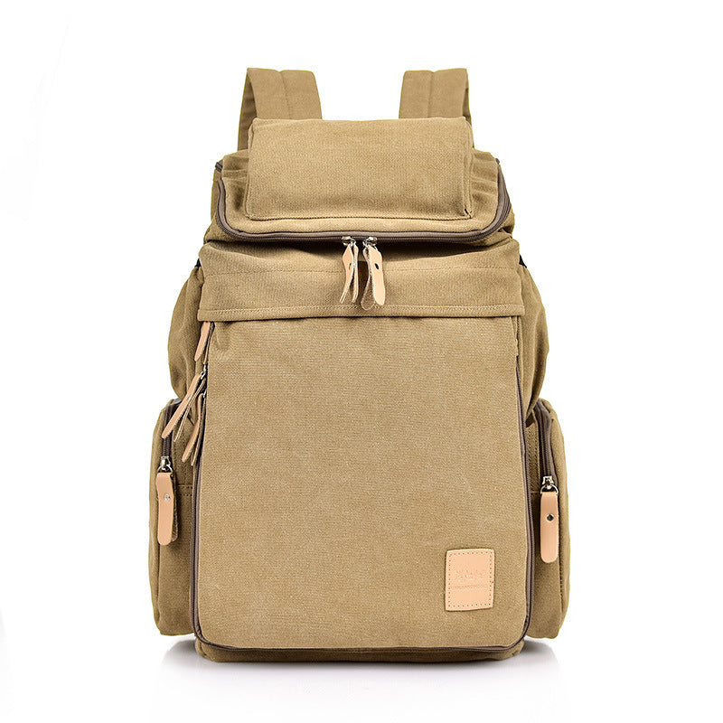 New Retro Men And Women Outdoor Canvas Bag Travel Backpack Bag Fashion Shoulder Bag Aliexpress - L&M LIFE PRODUCTS