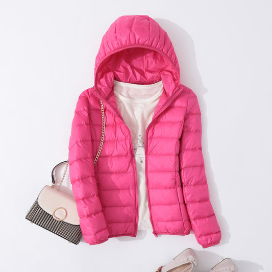 Slim Slimming Portable Short And Thin Down Jacket Women - L&M LIFE PRODUCTS