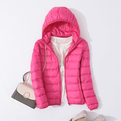 Slim Slimming Portable Short And Thin Down Jacket Women - L&M LIFE PRODUCTS