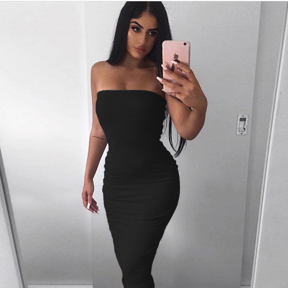 Sleeveless Wrapped Chest Long Beach Dress Women Clothing Summer - L&M LIFE PRODUCTS