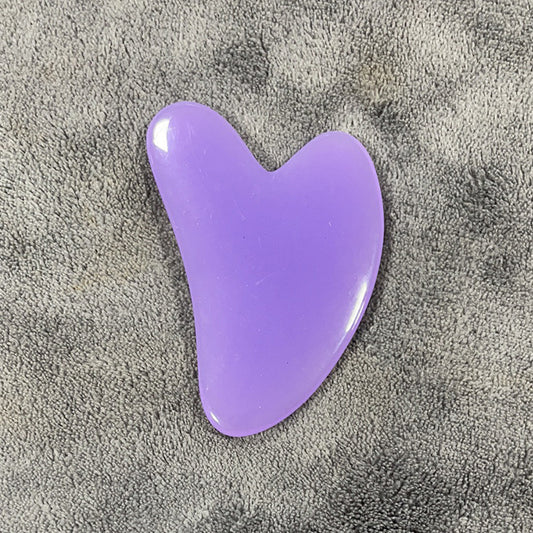 Resin Beeswax Heart-shaped Gu Sha Facial Scraping Sheet For Beauty Salon - L&M LIFE PRODUCTS