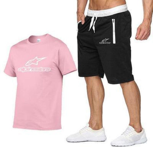 Leisure Round Neck Sports Suit Loose Running T-shirt - L&M LIFE PRODUCTS