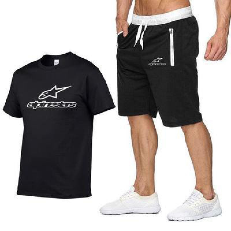 Leisure Round Neck Sports Suit Loose Running T-shirt - L&M LIFE PRODUCTS