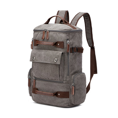 Men's Backpack Vintage Canvas Backpack  Men's Travel Bags Large Capacity Backpack Laptop Backpack - L&M LIFE PRODUCTS