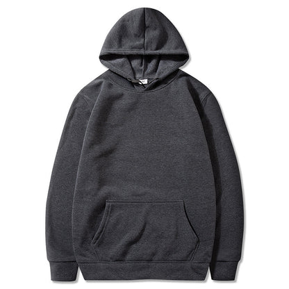 Oversized Solid Color Pullover Hoodie Sweatshirt - L&M LIFE PRODUCTS