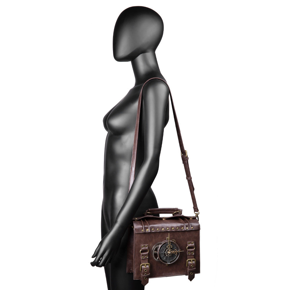 New Style Women's Bag Steampunk Industrial Retro Style Women's One-shoulder Diagonal Bag - L&M LIFE PRODUCTS